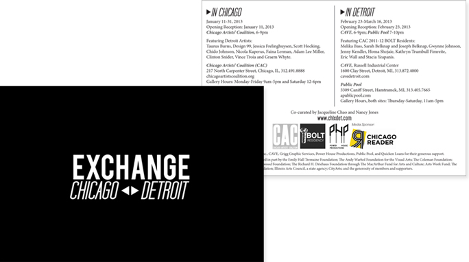 Chicago Artists Coalition, various projects Chicago Artists Coalition, various projects